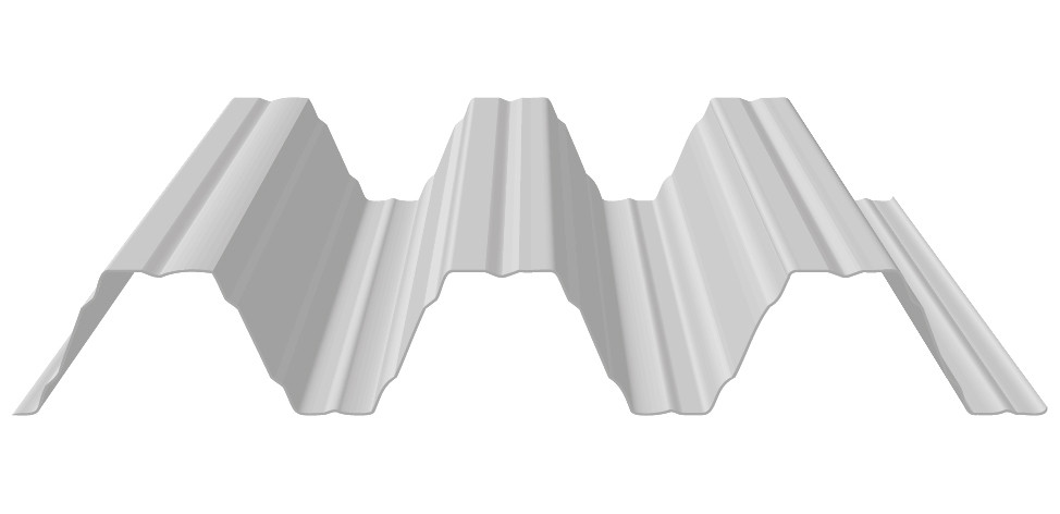 Профнастил Т-130 / 1,25 мм S280GD / RAL 9010 1 ЛСТК-ЦЕНТР Україна Профнастил Т-130 / 1,25 мм S280GD / RAL 9010